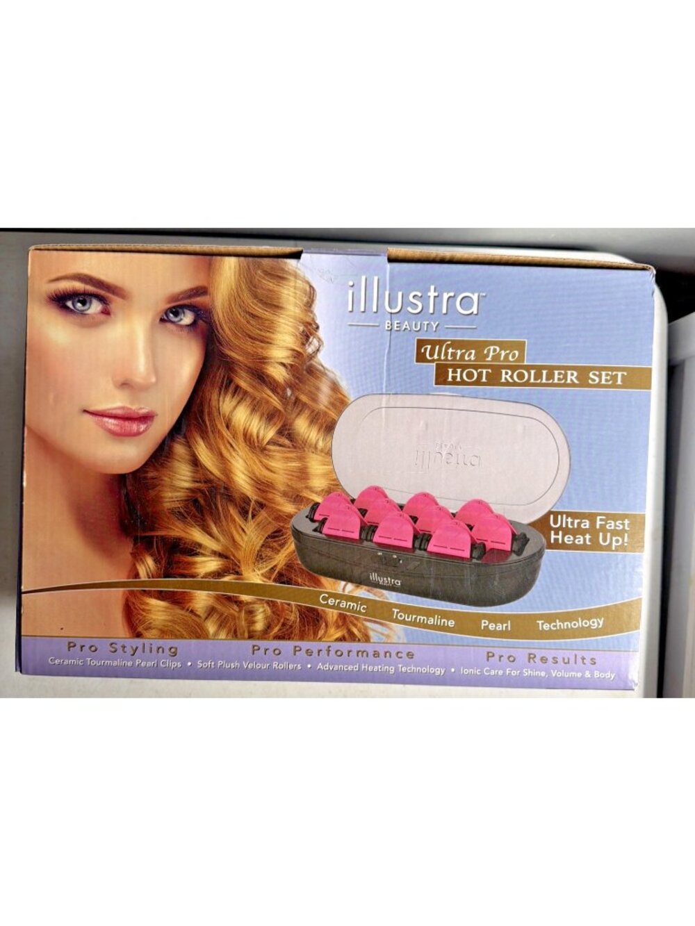 Illustra Ultra Pro Hot Roller Set, 10 Rollers, 2 Sizes, Brand New Sealed Box